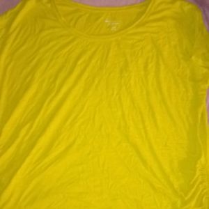 Lane Bryant Yellow Shirt
